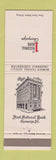 Matchbook Cover - 1st National Bank Champaign IL
