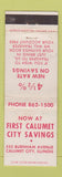 Matchbook Cover - First Calumet City Savings IL WEAR
