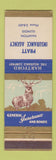 Matchbook Cover - Hartford Insurance Pratt Hampton IL
