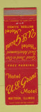 Matchbook Cover - Hotel US Grant Motel Mattoon IL
