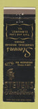 Matchbook Cover - Stevens Steak House Elmhurst IL WEAR