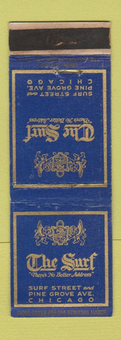 Matchbook Cover - The Surf Hotel Chicago IL WEAR