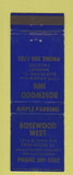 Matchbook Cover - Rosewood Inn West Blue Island Crestwood IL