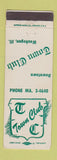 Matchbook Cover - Town Club Waukegan IL