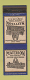 Matchbook Cover - Mattison Surface Grinder Rockford IL