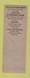 Matchbook Cover - American Distillery Company Sausalito CA Pekin IL liquor