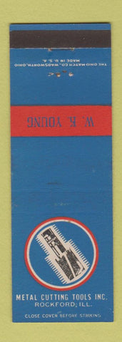Matchbook Cover - WK Young Metal Cutting Tools Rockford IL