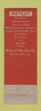 Matchbook Cover - WK Young Metal Cutting Tools Rockford IL