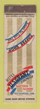 Matchbook Cover - US Grant Hotel Mattoon IL feature WEAR WHITE GOLD