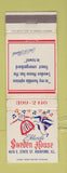 Matchbook Cover - Eklund's Sweden House Rockford IL WEAR