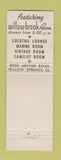 Matchbook Cover - The Willow Brook Willow Springs IL