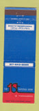 Matchbook Cover - 1st National Bank Thomasboro IL