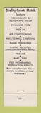 Matchbook Cover - Quality Motel Lincoln Lodge Urbana IL