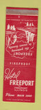 Matchbook Cover - Hotel Freeport IL