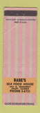 Matchbook Cover - Babe's Seafood Joliet IL WORN