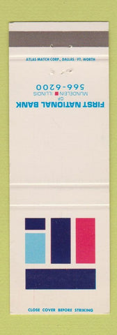 Matchbook Cover - First National Bank Mundelein IL