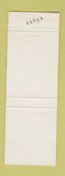 Matchbook Cover - Security State Bank Hamilton IL
