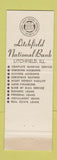 Matchbook Cover - Litchfield National Bank IL WEAR