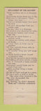Matchbook Cover - Sprimont Insurance St Anne IL Stanley James Tavern GREEN