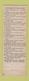 Matchbook Cover - Sprimont Insurance St Anne IL Stanley James Tavern BLUE