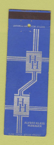 Matchbook Cover - Harper House Rock Island IL Restaurant