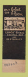 Matchbook Cover - Hotel Louis Joliet IL