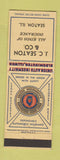 Matchbook Cover - JC Seaton Insurance Seaton IL