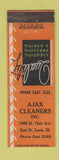 Matchbook Cover - Ajax Cleaners East St Louis IL