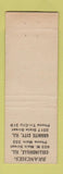 Matchbook Cover - Ajax Cleaners East St Louis IL