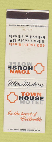 Matchbook Cover - Town House Motel Belleville IL