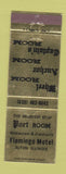 Matchbook Cover - Flamingo Motel Alton IL WEAR