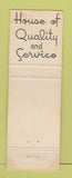 Matchbook Cover - Premier Container Corp Franklin Park IL WEAR