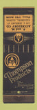 Matchbook Cover - Thompson Auto Parts Galesburg IL WORN