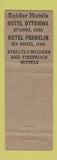 Matchbook Cover - Hotel Wolford Danville IL