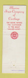 Matchbook Cover - Marine Trust Company Carthage IL