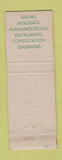 Matchbook Cover - Corn Belt Labs Beterinarians East St Louis IL WEAR
