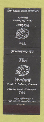Matchbook Cover - The Walnut East Dubuque IL low phone #