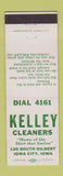 Matchbook Cover - Kelley Cleaners Iowa City IA low phone #