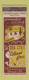 Matchbook Cover - Villani Bros Tic Toc Chicago IL Lounge WEAR