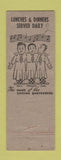 Matchbook Cover - Villani Bros Tic Toc Chicago IL Lounge WEAR