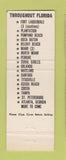 Matchbook Cover - Ranch House Hamburgers FL Chain