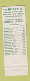 Matchbook Cover - Cotton Patch Motel Thomson GA