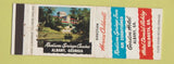 Matchbook Cover - Radium Springs Inn Casino Albany GA