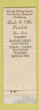 Matchbook Cover - Log Cabin Restaurant Chicago IL