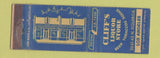 Matchbook Cover - Cliff's Liquor Store Los Angeles CA WEAR