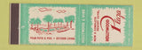 Matchbook Cover - Hollywood Plaza Hotel CA