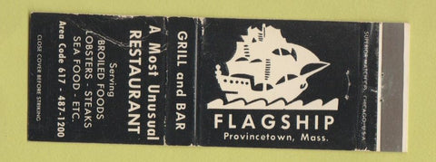 Matchbook Cover - Flagship Restaurant Proincetown MA WORN