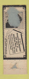 Matchbook Cover - Wolf's Cut Rate Drug Charmley Newark NJ WORN