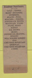 Matchbook Cover - Broadmoor Hotel Colorado Springs WEAR
