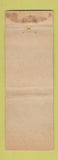 Matchbook Cover - Monarch Restaurant  WEAR